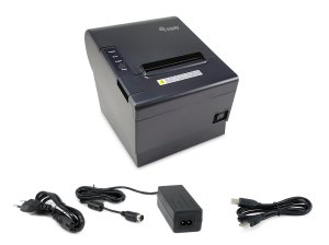 80mm Thermal POS Receipt Printer with Auto Cutter, USB/Cash Drawer connection