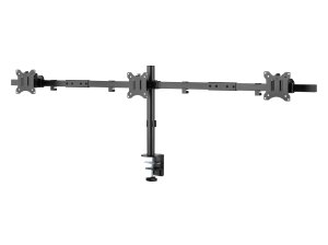 Equip 17"-32" Articulating Triple Monitor Desk Mount Bracket