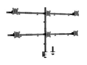 Equip 17"-32" Articulating 6 Monitor Desk Mount Bracket