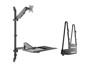 Equip 17″-32″ Single Monitor Wall-Mounted Workstation