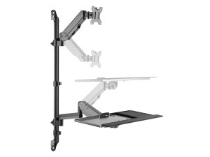 Equip 17"-32" Single Monitor Wall-Mounted Workstation