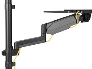 Equip 17"-32" Single Monitor Wall-Mounted Workstation
