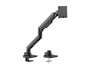 Equip 17″-49″ Heavy-Duty Monitor Desk Mount Bracket, Black