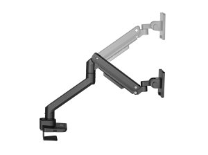 Equip 17"-49" Heavy-Duty Monitor Desk Mount Bracket, Black