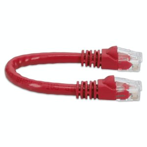 AddOn Networks ADD-0-5FCAT6-RD-TAA networking cable Red 0.15 m Cat6 U/UTP (UTP)