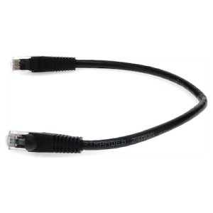 3.1 m, RJ-45 (Male) to RJ-45 (Male), Black, Cat6, UTP