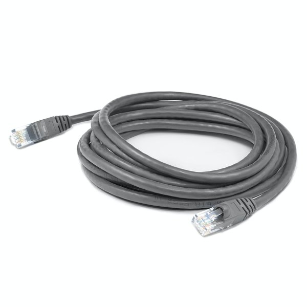 AddOn Networks 10ft RJ-45 (Male) to RJ-45 (Male) Straight Gray Cat6 UTP PVC Copper Patch Cable