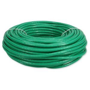 38.1 m, RJ-45, Cat6A, UTP, PVC, Green