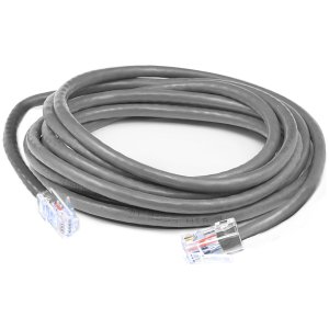 15ft RJ-45 (Male) to RJ-45 (Male) Gray Non-Booted, Non-Snagless Cat6 UTP PVC Copper Patch Cable