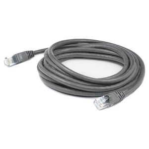 15ft RJ-45 (Male) to RJ-45 (Male) Shielded Straight Gray Cat6 STP PVC Copper Patch Cable