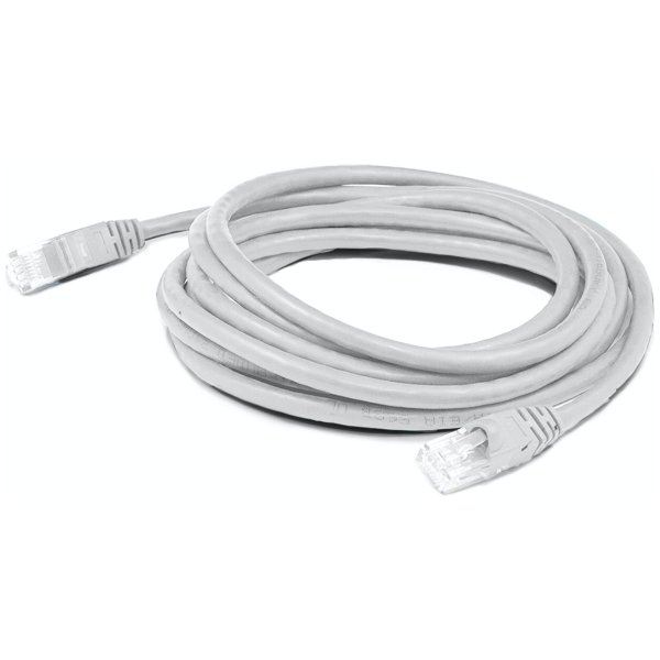 15ft RJ-45 (Male) to RJ-45 (Male) Shielded Straight White Cat6 STP PVC Copper Patch Cable