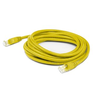 4.57 m RJ-45 (Male) to RJ-45 (Male) Yellow Cat6 Straight STP OFNP (Plenum-rated) Copper Patch Cable