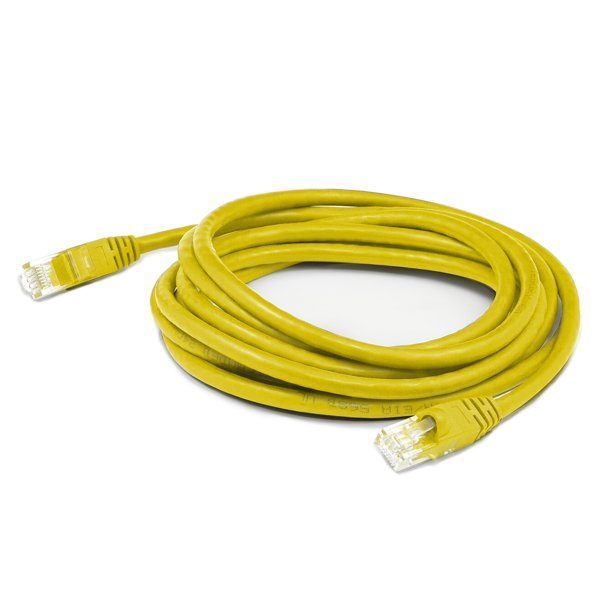 4.57 m RJ-45 (Male) to RJ-45 (Male) Yellow Cat6 Straight STP OFNP (Plenum-rated) Copper Patch Cable