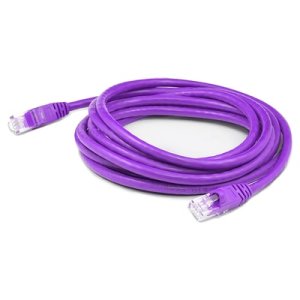 20ft RJ-45 (Male) to RJ-45 (Male) Shielded Straight Violet Cat6 STP PVC Copper Patch Cable