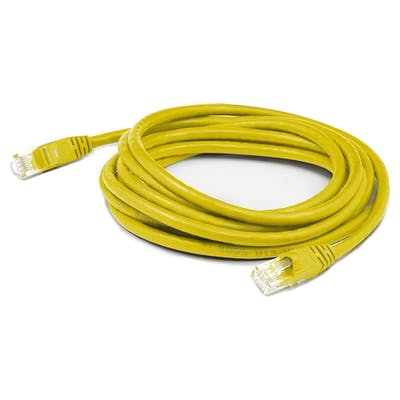 6.1m (20ft), RJ-45 (Male) to RJ-45 (Male), PVC, Slim Cat6A, Yellow