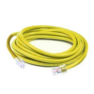 20ft RJ-45 (Male) to RJ-45 (Male) Yellow Cat6 Slim Clear-Claw UTP PVC Copper Patch Cable