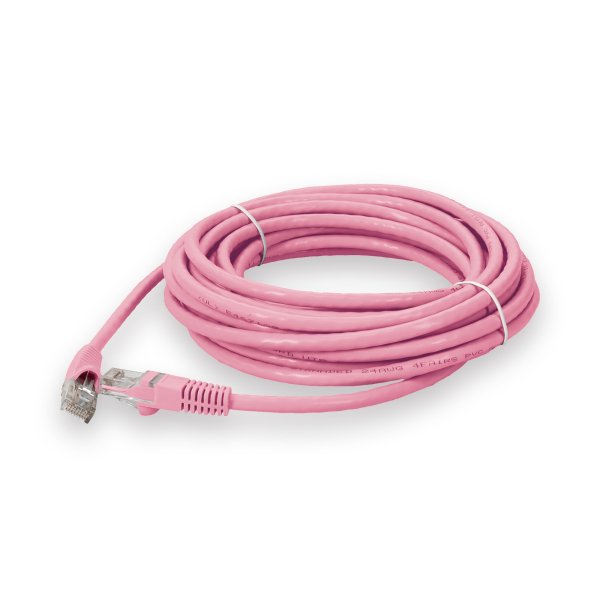 0.61 m RJ-45 (Male) to RJ-45 (Male) Straight Pink Cat6A UTP PVC Copper Patch Cable