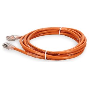 0.61 m, RJ-45, Cat6A, STP, PVC, Copper, Orange