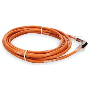 0.61 m, RJ-45, Cat6A, STP, PVC, Copper, Orange