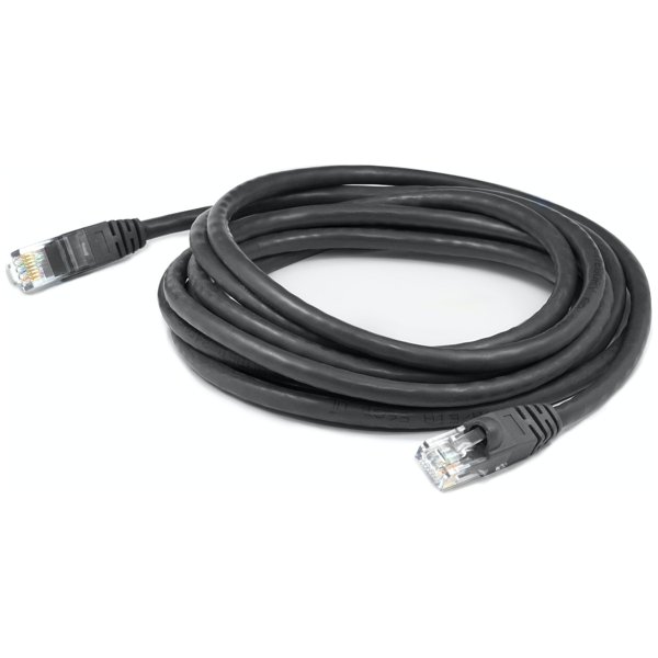 AddOn Networks 3ft RJ-45 (Male) to RJ-45 (Male) Black Cat6 Straight STP PVC Copper Patch Cable