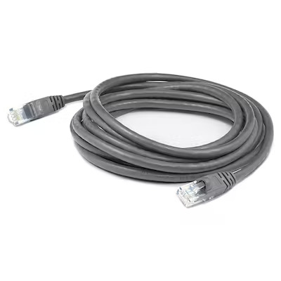 18.29 m, RJ-45, STP, PVC, 24AWG, Cat6, Gray