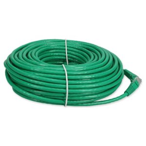 19.81 m, RJ-45, Cat6A, Green, PVC, UTP