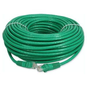 19.81 m, RJ-45, Cat6A, Green, PVC, UTP