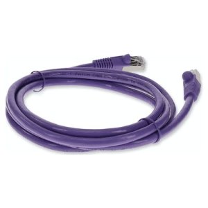 AddOn Networks ADD-7FCAT6S-PE-TAA networking cable Purple 2.13 m Cat6 U/FTP (STP)