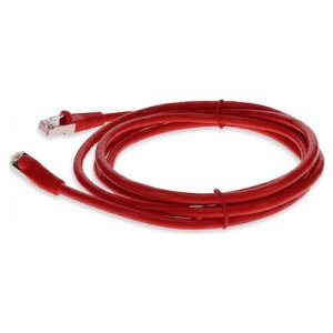 2.13 m, RJ-45, STP, PVC, 24AWG, Cat6, Red