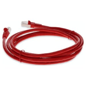 2.13 m, RJ-45, STP, PVC, 24AWG, Cat6, Red