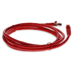 2.13 m, RJ-45, STP, PVC, 24AWG, Cat6, Red