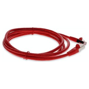 2.13 m, RJ-45, STP, PVC, 24AWG, Cat6, Red