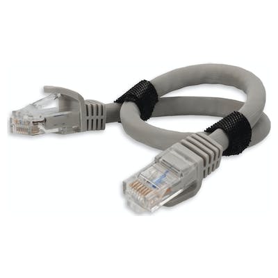 2.13 m, RJ-45, UTP, PVC, 24AWG, Cat6, Gray