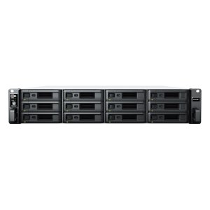 Synology RackStation RS2423+ NAS/storage server Rack (2U) AMD Ryzen V1780B 8 GB DDR4 DiskStation Manager Black, Grey