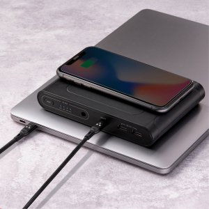 Omnicharge Mobile 25600 Lithium-Ion (Li-Ion) 25600 mAh Wireless charging Black