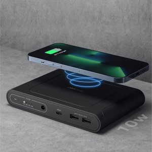 Omnicharge Mobile 25600 Lithium-Ion (Li-Ion) 25600 mAh Wireless charging Black