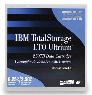 LTO cartrige Ultrium 6 - 2.5 TB/6.25 TB, 6.1 µm, 200g