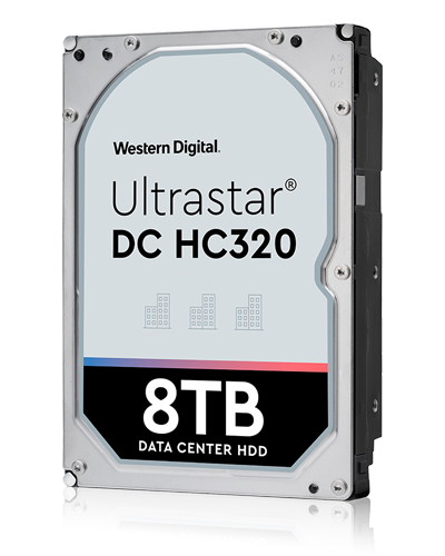 Western Digital Ultrastar DC HC320 internal hard drive 8 TB 7200 RPM 256 MB 3.5" Serial ATA III