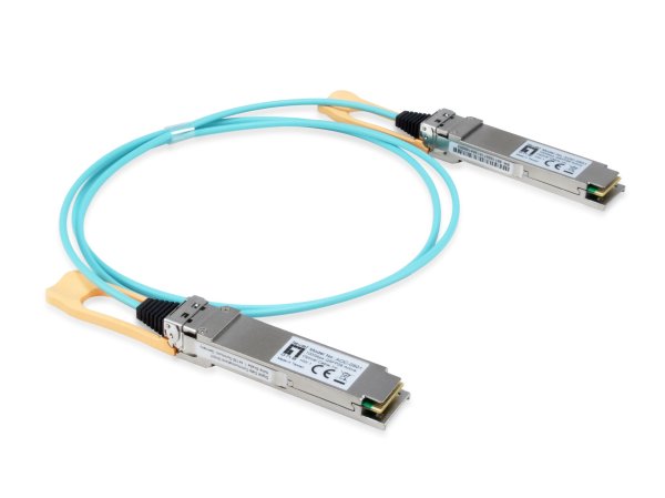 LevelOne AOC-0501 network transceiver module Fiber optic 103100 Mbit/s QSFP28 850 nm