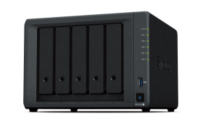 Synology DiskStation DS1522+ NAS/storage server Tower AMD Embedded R-Series SoC R1600 8 GB DDR4 DiskStation Manager Black