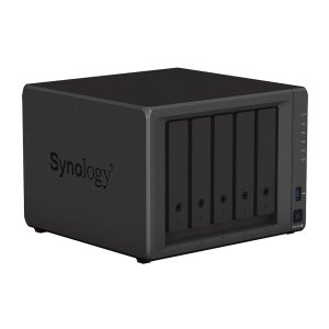 Synology DiskStation DS1522+ NAS Tower Ryzen Embedded R1600 8 GB DDR4 4.8 TB SSD DiskStation Manager Black