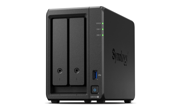 Synology DiskStation DS723+ NAS/storage server Tower AMD Ryzen R1600 2 GB DDR4 DiskStation Manager Black