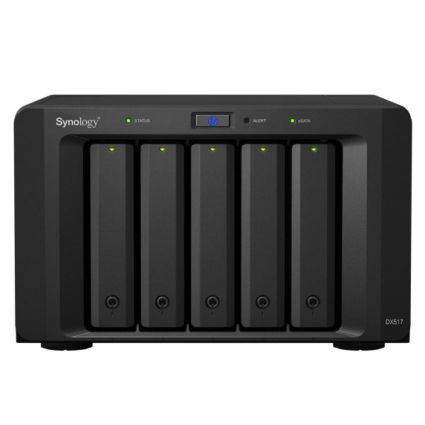 Synology DX517 disk array 40 TB Desktop Black