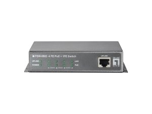 LevelOne 5-Port Fast Ethernet PoE Switch, 802.3af PoE, 4 PoE Outputs, 90W