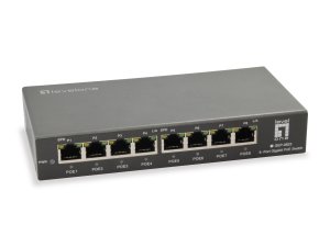 LevelOne 8-Port Gigabit PoE Switch, 802.3at/af PoE, 120W