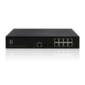 LevelOne KILBY 10-Port L2 Managed Gigabit Switch, 2 x SFP