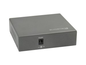 LevelOne 5-Port Gigabit PoE Switch, 802.3at/af PoE, 4 PoE Outputs, 60W