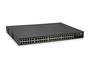 LevelOne 52-Port L3 Lite Managed Gigabit PoE Switch, 4 x 10GbE SFP+, 48 PoE Outputs, 400W PoE Power Budget