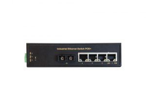 LevelOne 5-Port Fast Ethernet Industrial Switch, DIN-Rail, -40°C to 75°C