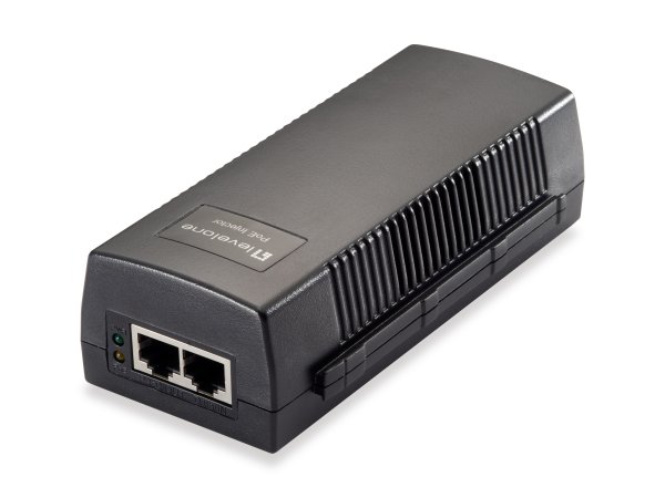 LevelOne POI-3014 PoE adapter Fast Ethernet, Gigabit Ethernet 52 V